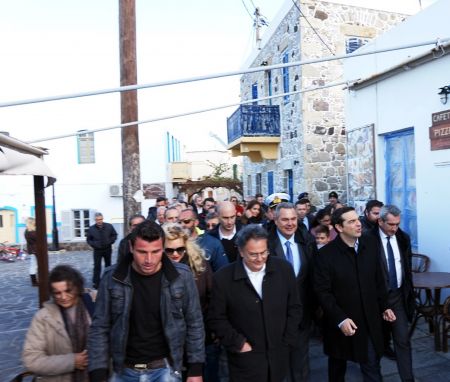 Προεκλογικού χαρακτήρα ομιλία Τσίπρα στη Νίσυρο