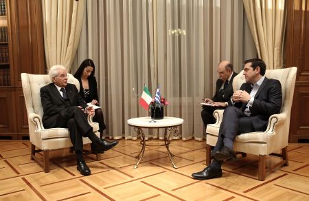 Τσίπρας – Ματαρέλα: Κοινή η μοίρα Ελλάδας και Ιταλίας