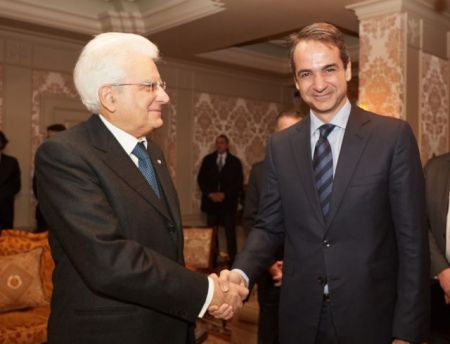 Το προσφυγικό στο επίκεντρο της συνάντησης Μητσοτάκη-Ματαρέλα