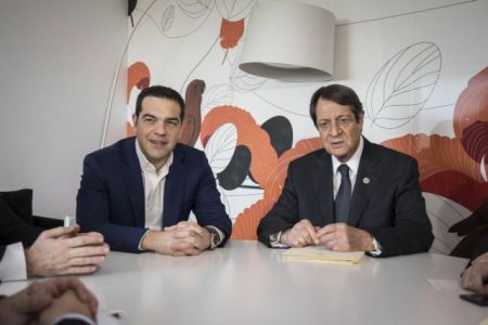Συνάντηση Αναστασιάδη-Τσίπρα για τις τελευταίες εξελίξεις στο Κυπριακό