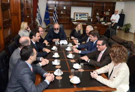 Συνάντηση Κουρουμπλή με Ένωση Τραπεζικών & Χρηματοοικονομικών Στελεχών