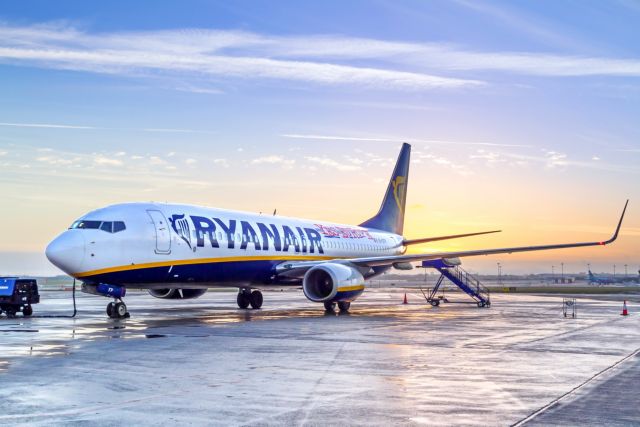 Ενισχύει το διεθνές δίκτυο η Ryanair σε Θεσσαλονίκη και Αθήνα