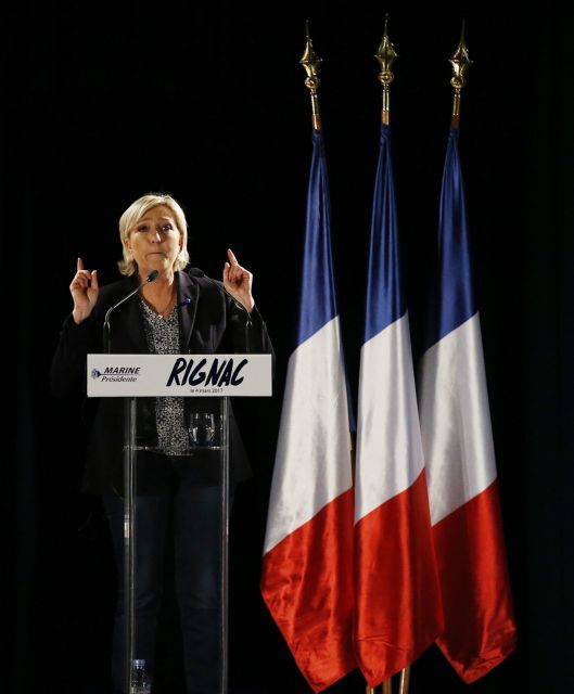 Το Frexit πρωταγωνιστεί στην προεκλογική μάχη