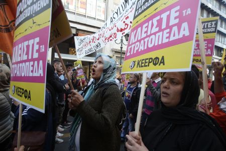 Πορεία κατά του Ρατσισμού στο κέντρο της Αθήνας