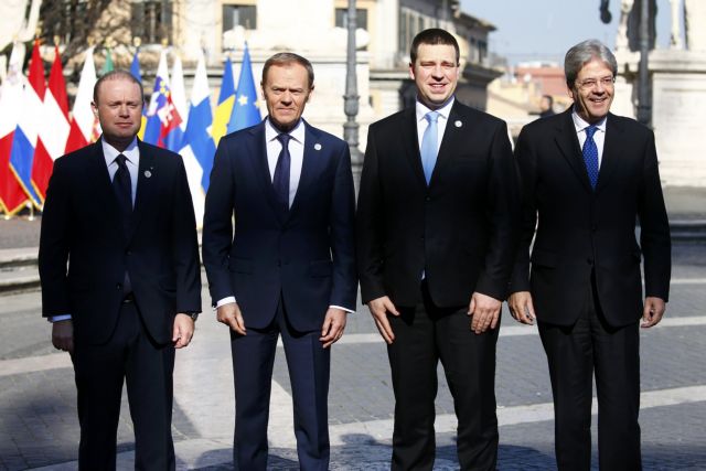Στο Καπιτώλιο οι ευρωπαίοι ηγέτες για την επετειακή Σύνοδο Κορυφής