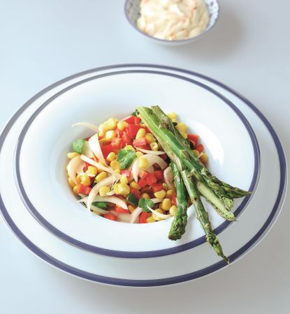 Σαλάτα με μαγιονέζα περγαμόντου