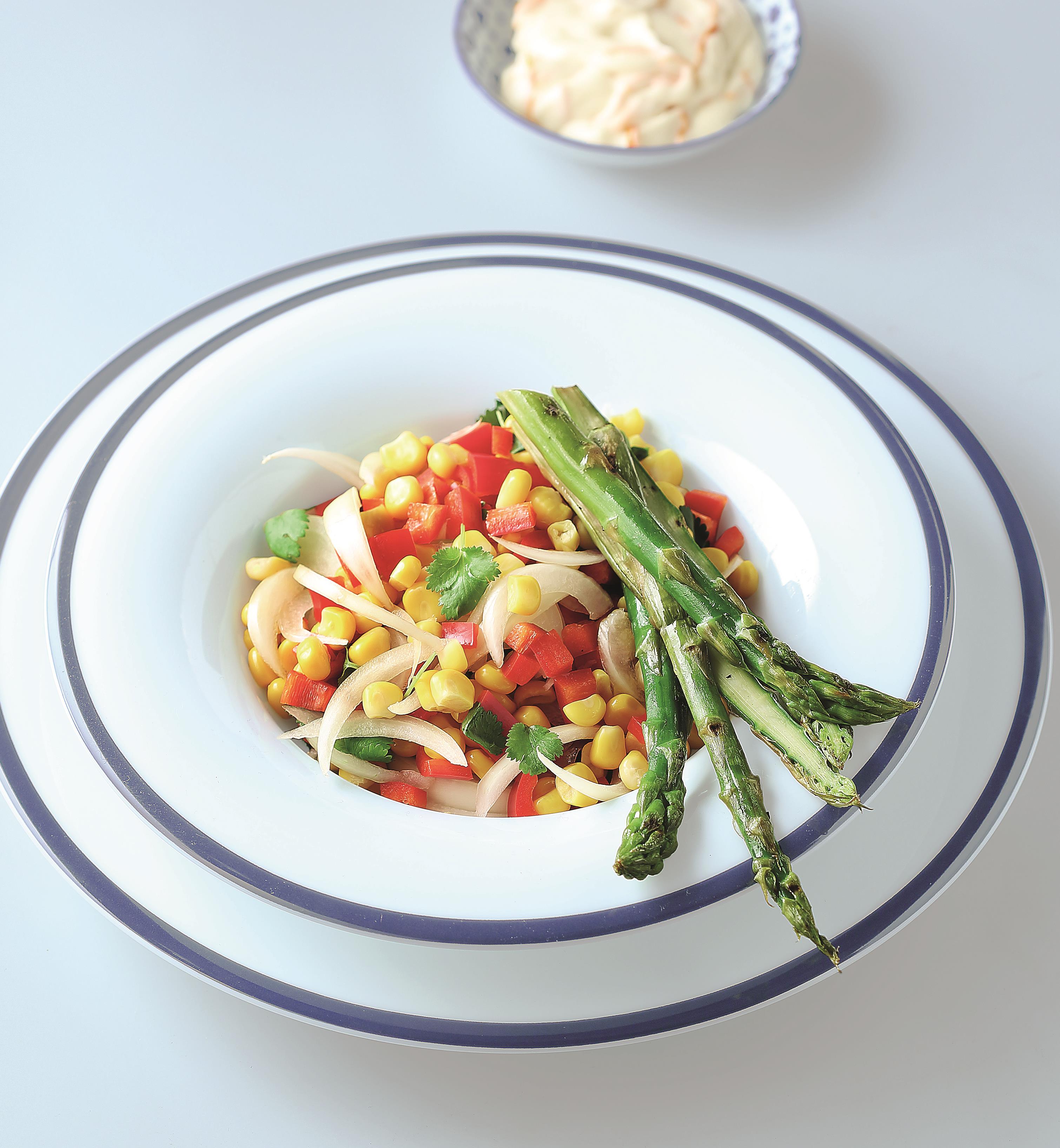 Σαλάτα με μαγιονέζα περγαμόντου