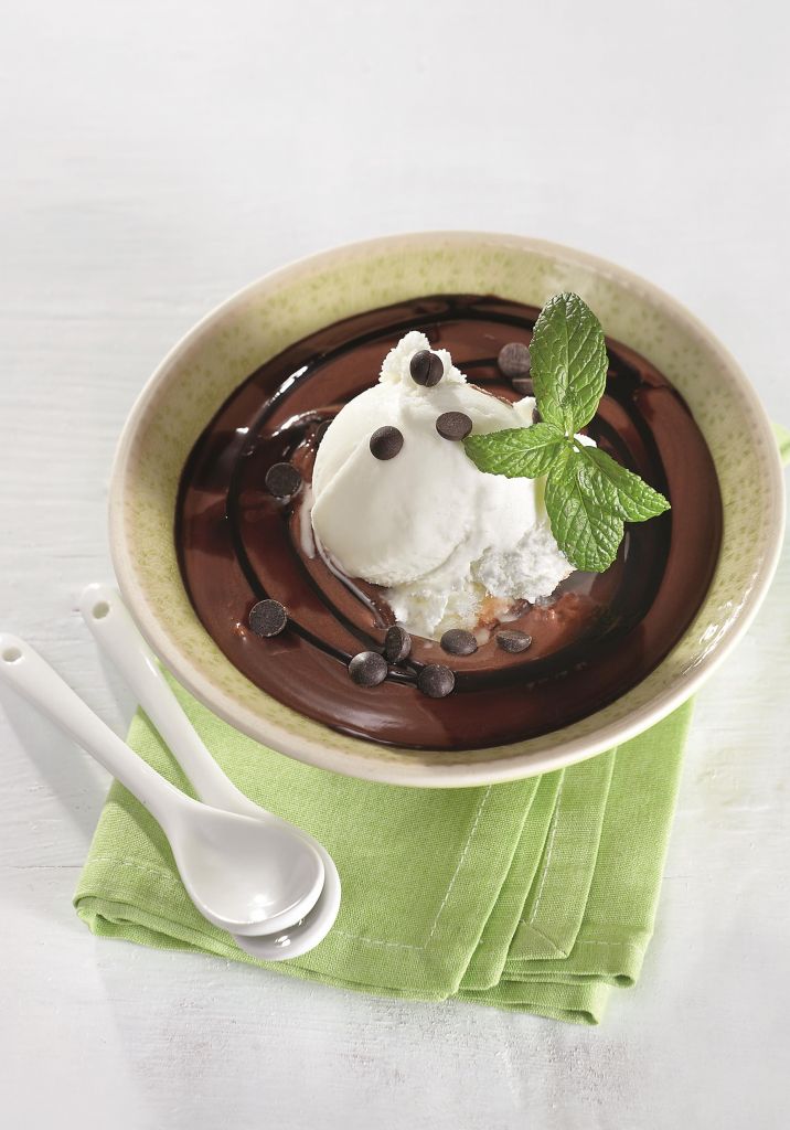 Σούπα σοκολάτας με καραμέλα και cookies