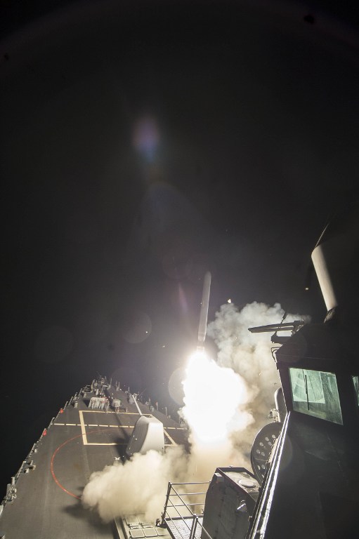 Επίθεση ΗΠΑ στη Συρία με 59 πυραύλους