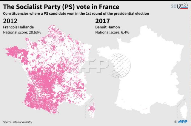 Το «Βατερλώ» του Σοσιαλιστικού Κόμματος στη Γαλλία