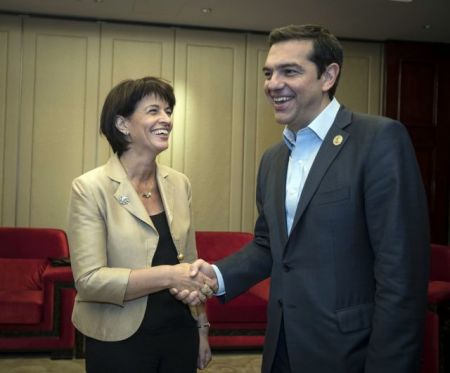 Φορολογική και δικαστική συνεργασία στη συνάντηση Τσίπρα-Λέιτχαρντ