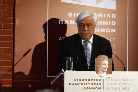 Το νέο κτήριο του Οικονομικού Πανεπιστημίου Αθηνών εγκαινίασε ο Παυλόπουλος