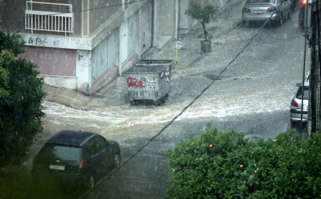 Ισχυρή καταιγίδα στην Αττική
