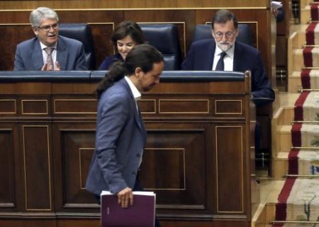 Σύρραξη Ραχόι-Ιγκλέσιας στην πρόταση μομφής των Podemos