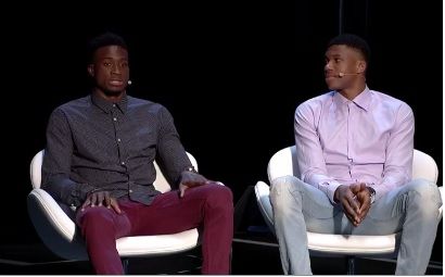 Γιάννης και Θανάσης Αντετοκούνμπο μίλησαν για όλα εκτός από μπάσκετ