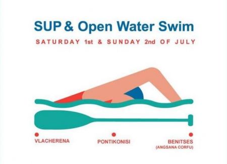 Διεθνείς Aγώνες Kολύμβησης και Stand Up Paddle στην Κέρκυρα