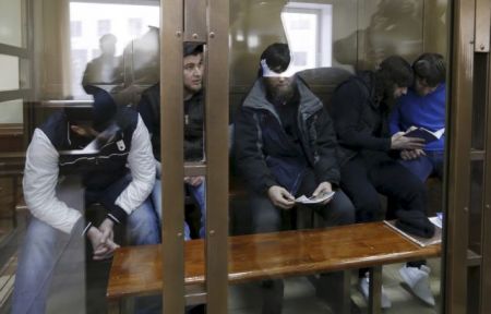 Ένοχοι οι πέντε κατηγορούμενοι για τη δολοφονία του Μπόρις Νεμτσόφ