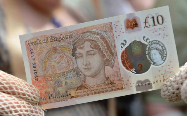Το νέο χαρτονόμισμα των 10 λιρών εικονίζει τη συγγραφέα Τζέιν Όστεν