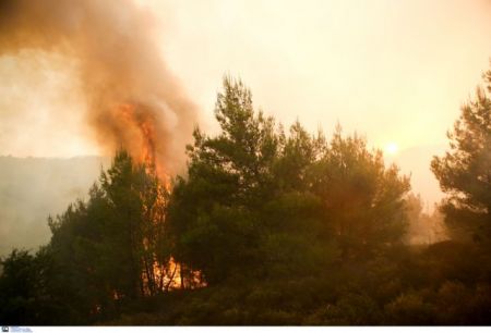 Δεύτερη ημέρα μάχης με τις φλόγες στο Θέρμο Αιτωλοακαρνανίας