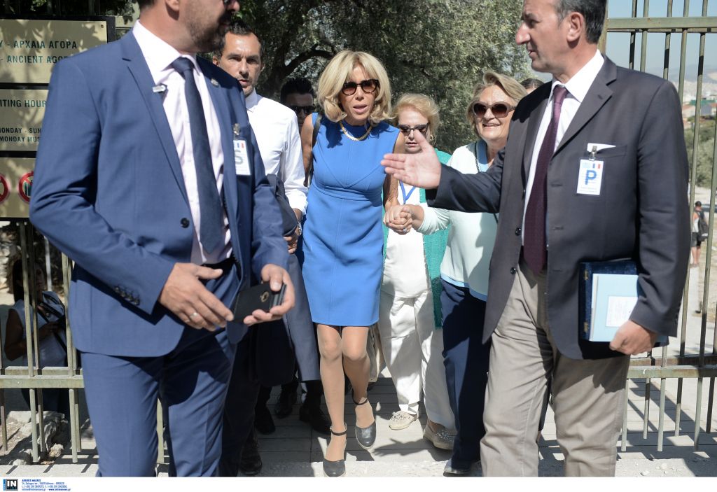 Στην Αρχαία Αγορά ξεναγήθηκε η Μπριζίτ Μακρόν