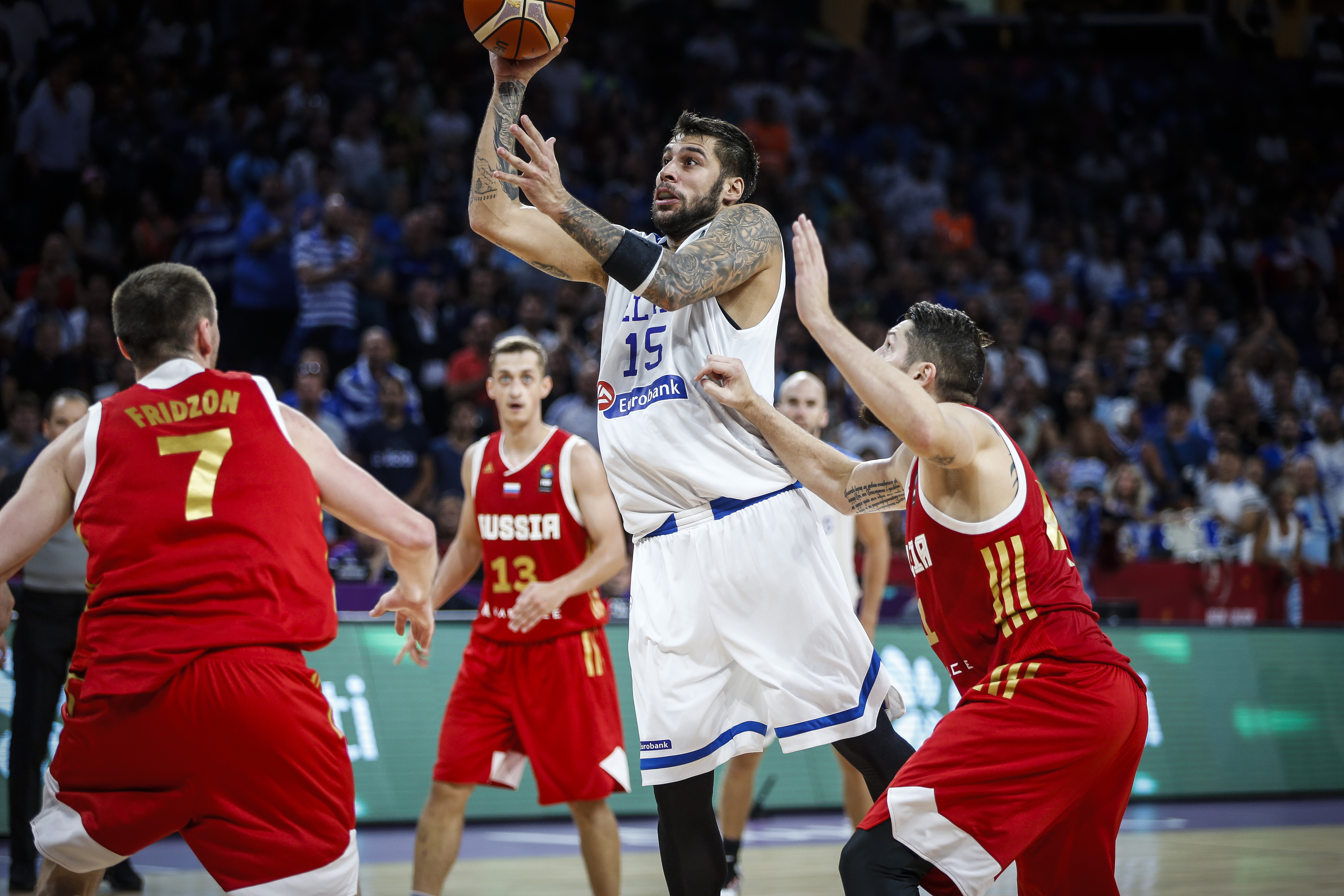 Eurobasket 2017: Ελλάδα – Ρωσία 69 – 74
