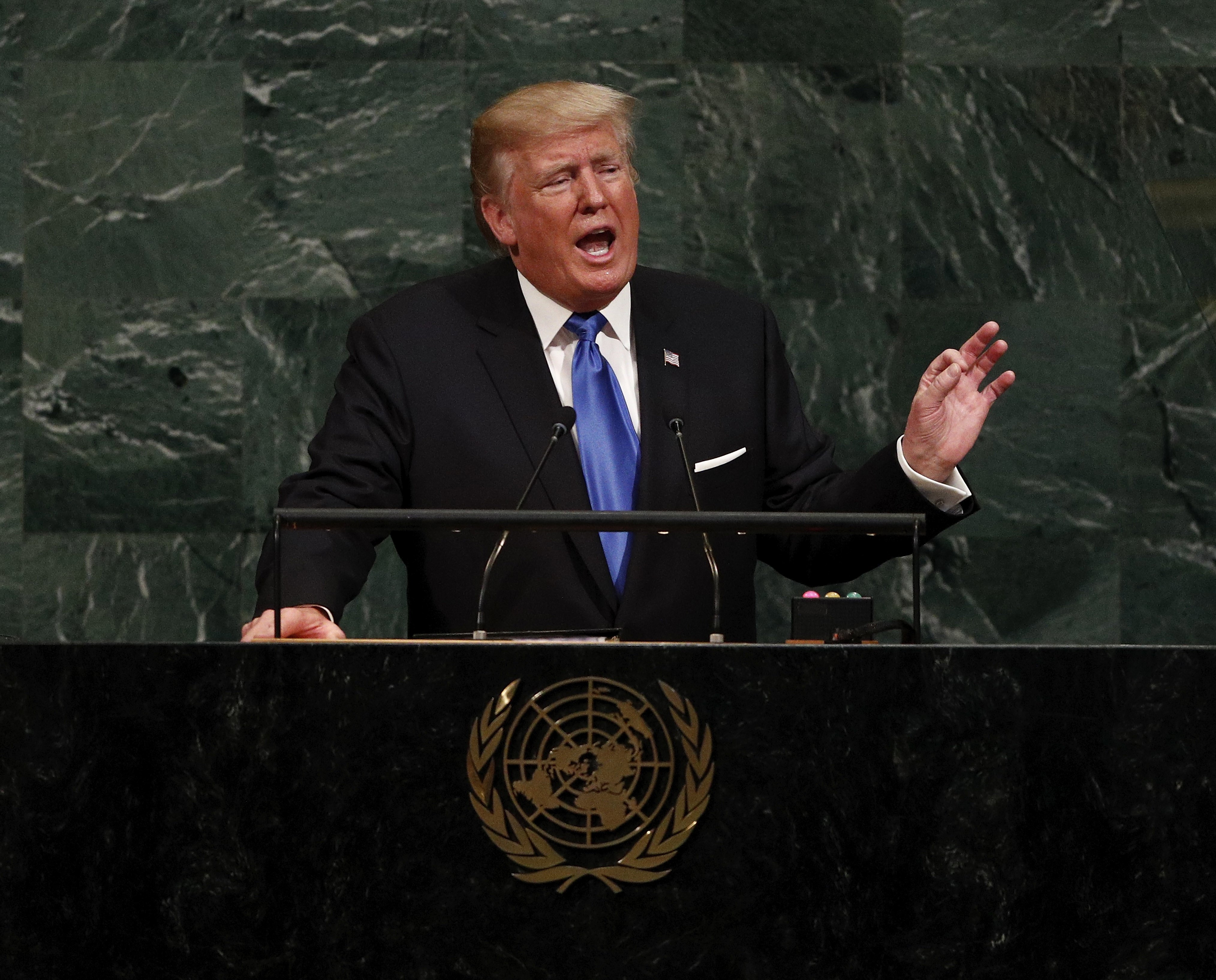 Τραμπ στα Ηνωμένα Έθνη: Θα καταστρέψουμε την Β.Κορέα εάν δεν κάνει πίσω