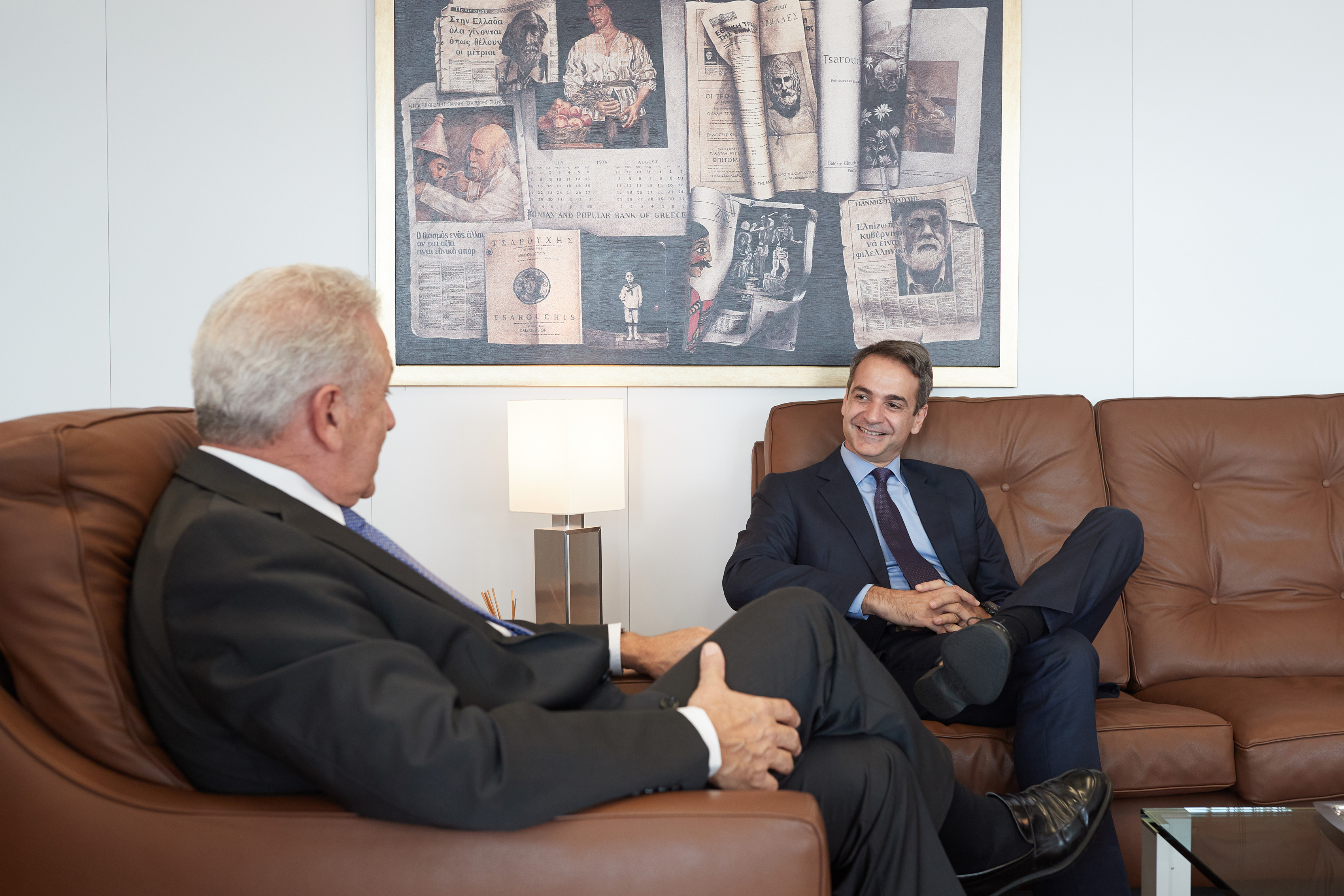 Το κυβερνητικό σχέδιο της ΝΔ παρουσίασε ο Κ. Μητσοτάκης στις Βρυξέλλες