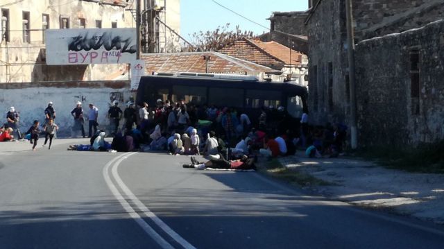 Γενική απεργία στη Λέσβο τη Δευτέρα για το μεταναστευτικό