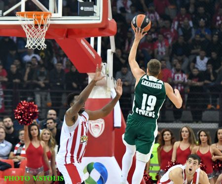 Euroleague: Ολυμπιακός – Παναθηναϊκός 62 – 70