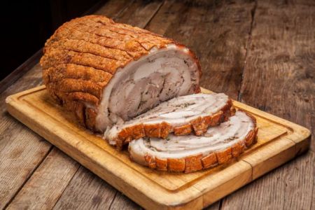 Χοιρινό στον φούρνο με τραγανό δέρμα