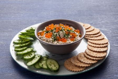 Αλειμμα πέστροφας με μπρικ