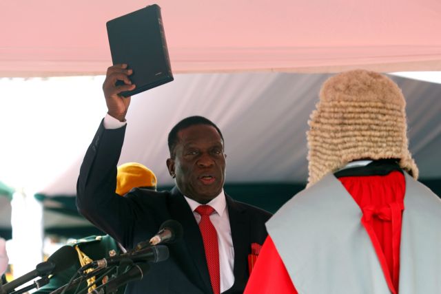 Νέες θέσεις εργασίας υποσχέθηκε ο νέος πρόεδρος Ζιμπάμπουε