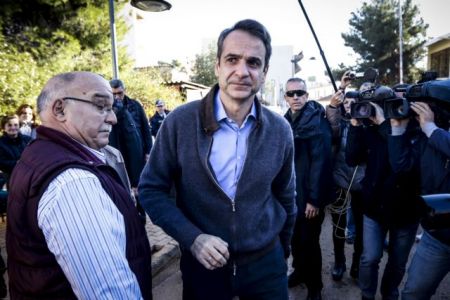 Την Μάνδρα επισκέφθηκε πάλι ο Κυριάκος Μητσοτάκης