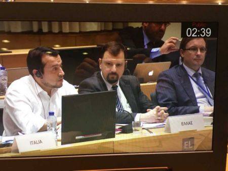Ο Ν. Παππάς στη σύνοδο υπουργών τηλεπικοινωνιών της ΕΕ