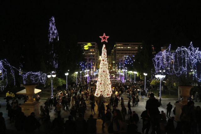 Στις 12 Δεκεμβρίου θα ανάψει το Χριστουγεννιάτικο δένδρο στην Αθήνα