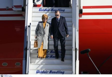 Αρρώστησε η σύζυγος του Ερντογάν στην Αθήνα