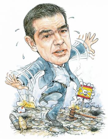 Σε ναρκοπέδιο το Μέγαρο Μαξίμου