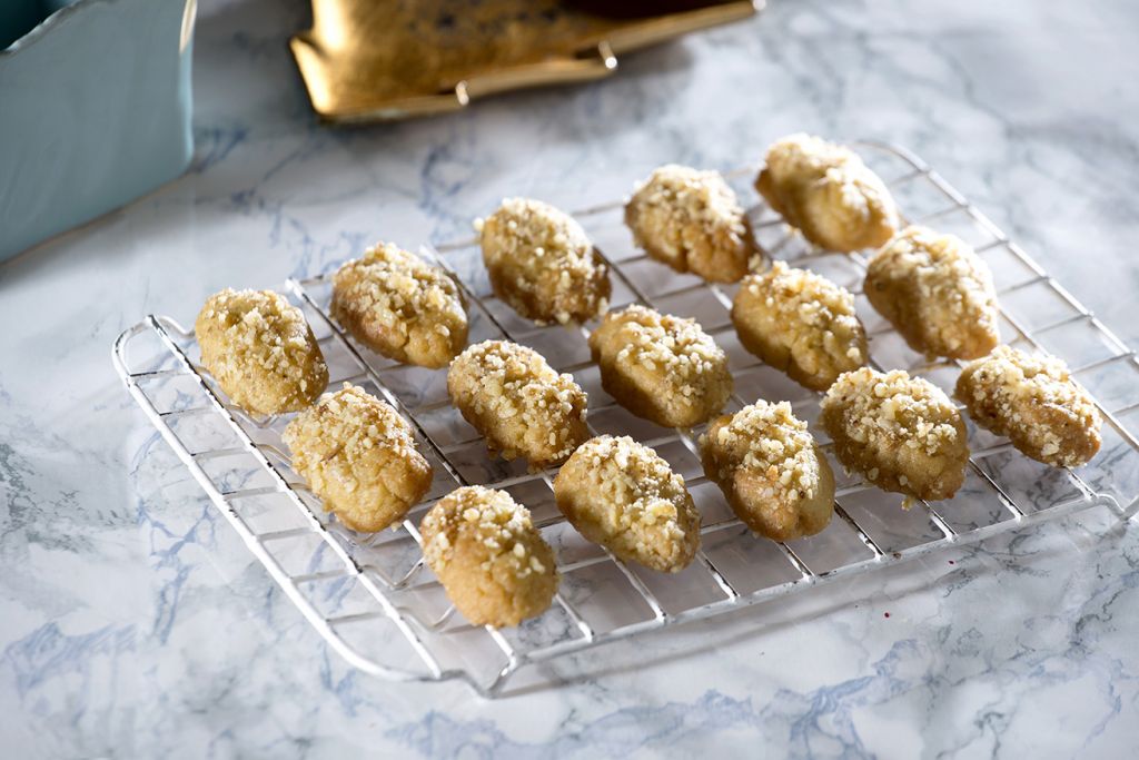 Μελομακάρονα με αλεύρι, σαν μπισκότα