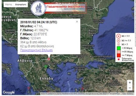 Στο «χορό» των ρίχτερ από τη νύχτα έως τα ξημερώματα το Κιλκίς