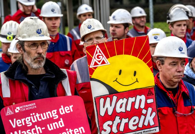 28ωρο και αυξήσεις 6% διεκδικεί το IG Metall