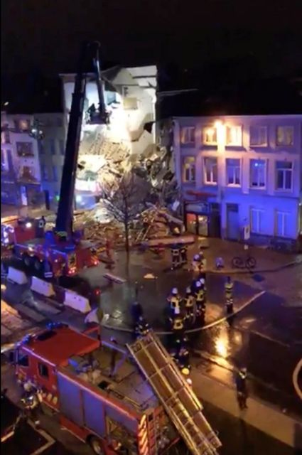 Αμβέρσα: Δύο νεκροί σε κατάρρευση πολυκατοικίας από έκρηξη