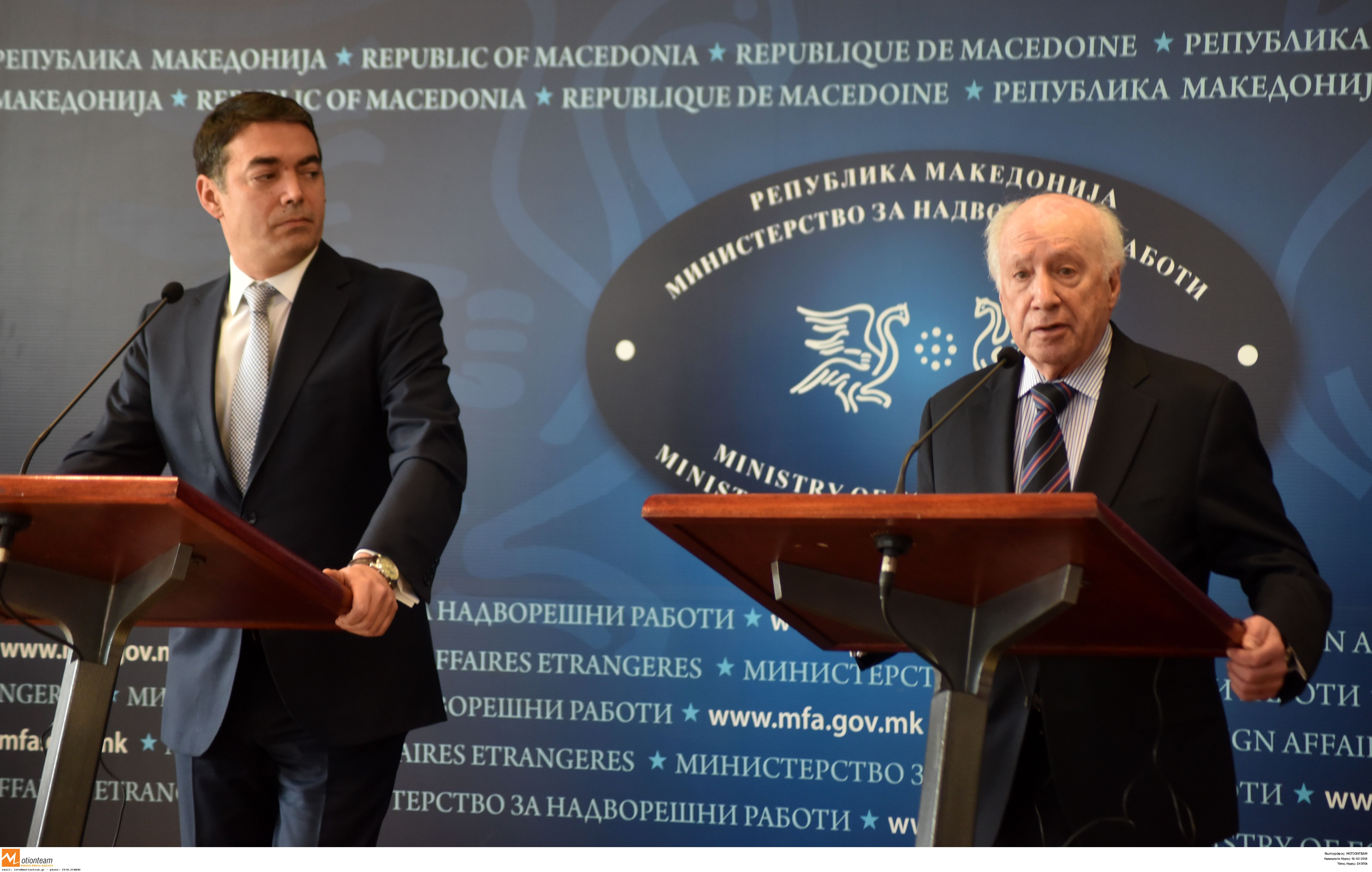 «Μακεδονικό»: Ανεβαίνει το θερμόμετρο της διαπραγμάτευσης με την πΓΔΜ μετά τις δηλώσεις Ντιμιτρόφ