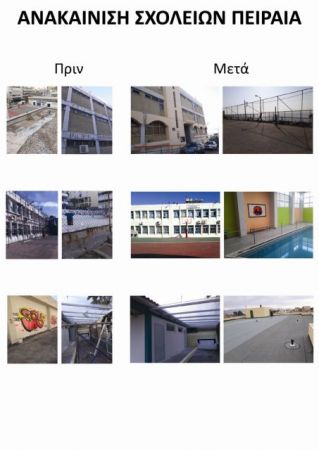 Πειραιάς: Εργασίες επισκευών και ανακαίνισης σχολικών κτιρίων
