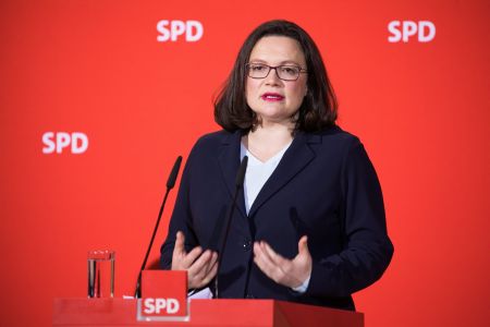 Η Αντρέα Νάλες αναμένεται να οριστεί προσωρινή αρχηγός του SPD