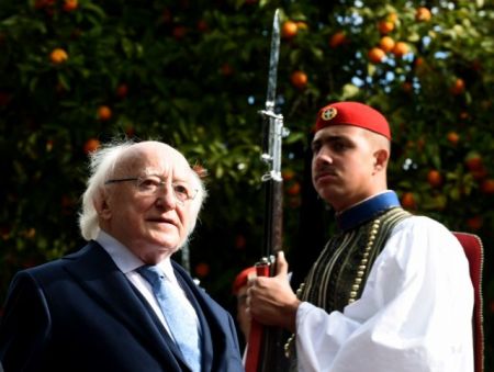 Δεύτερη μέρα του Προέδρου της Ιρλανδίας στην Αθήνα