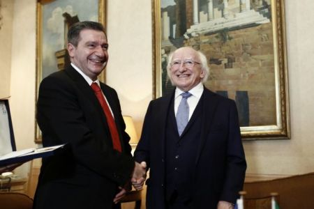 Συνάντηση Καμίνη με πρόεδρο της Ιρλανδίας