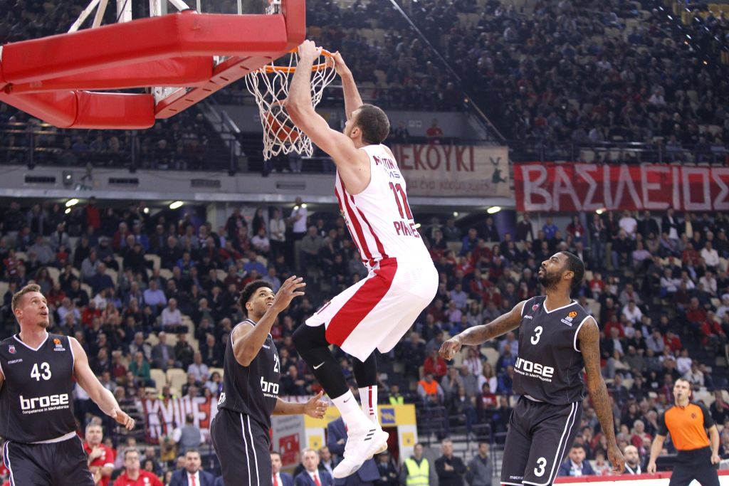 Euroleague: Ολυμπιακός – Μπάμπεργκ 87 – 79