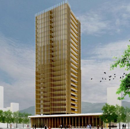 Φτιάχνουν ουρανοξύστη ύψους 350 μέτρων από ξύλο