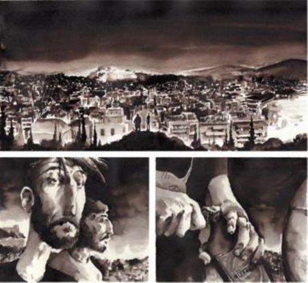 Τα Εξάρχεια καρέ-καρέ σε κόμικ