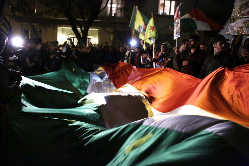 Πορεία αλληλεγγύης για την Αφρίν στο κέντρο της Αθήνας